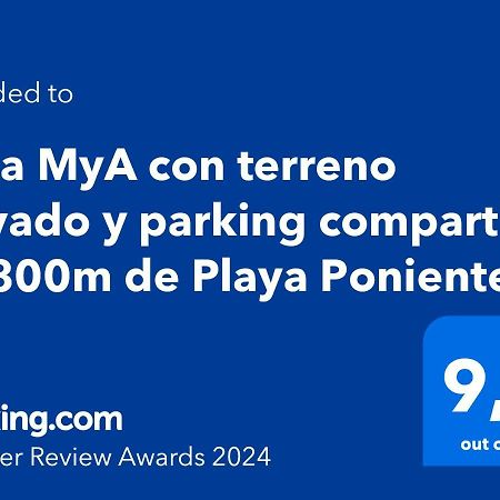 Villa Casa Mya Con Terreno Privado Y Parking Compartido - A 800M De Playa Poniente Benidorm Exterior foto